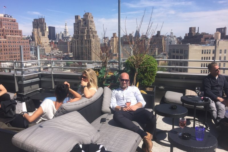 Hans at Gansevoort Meatpacking rooftop