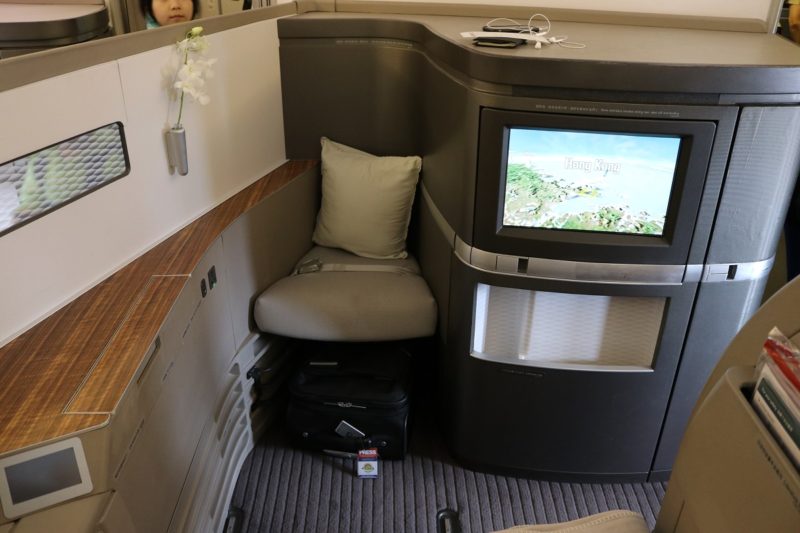 First class seat overview