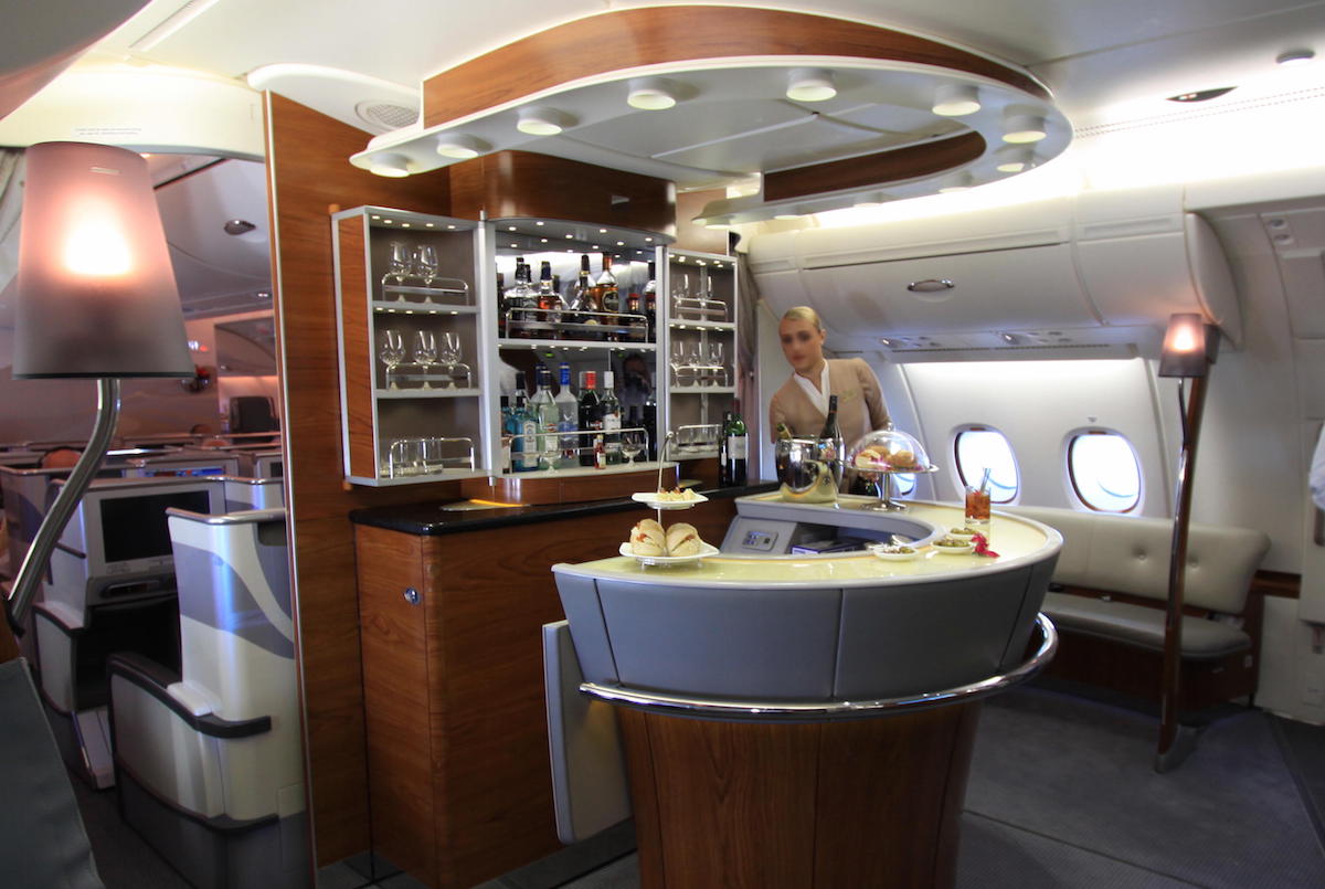 A single way in A380 Emirates Business Class