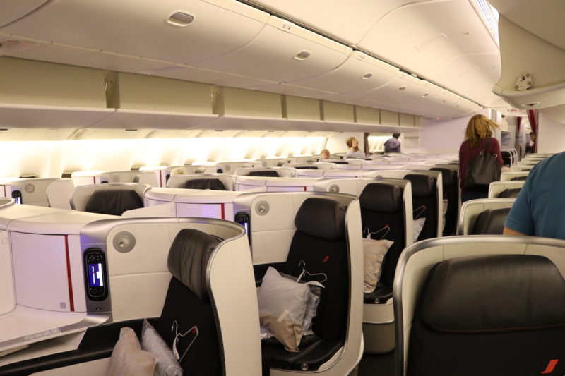Air France Business Class cabin