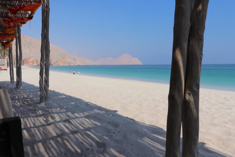 Beach view from Shua Shack restaurant